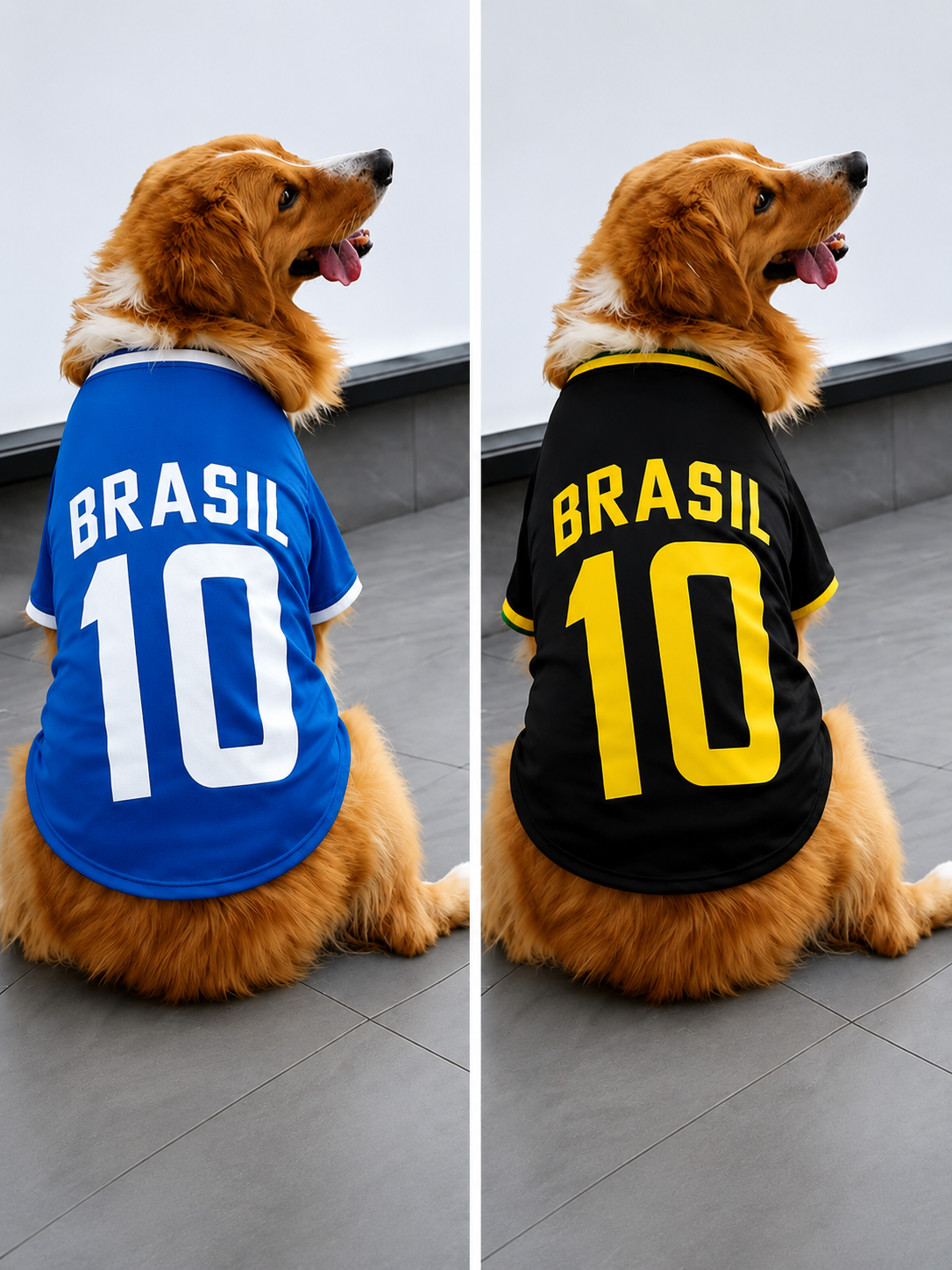 Camiseta Pet Brasil N.10 Copa do Mundo