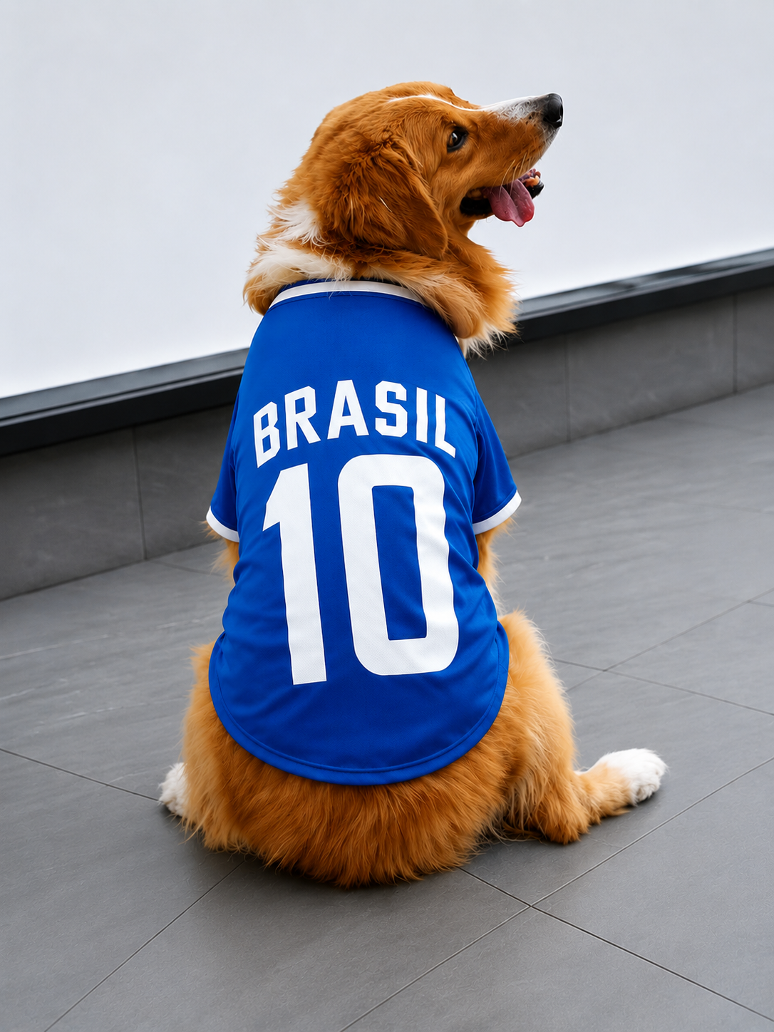 Camiseta Pet Brasil N.10 Copa do Mundo