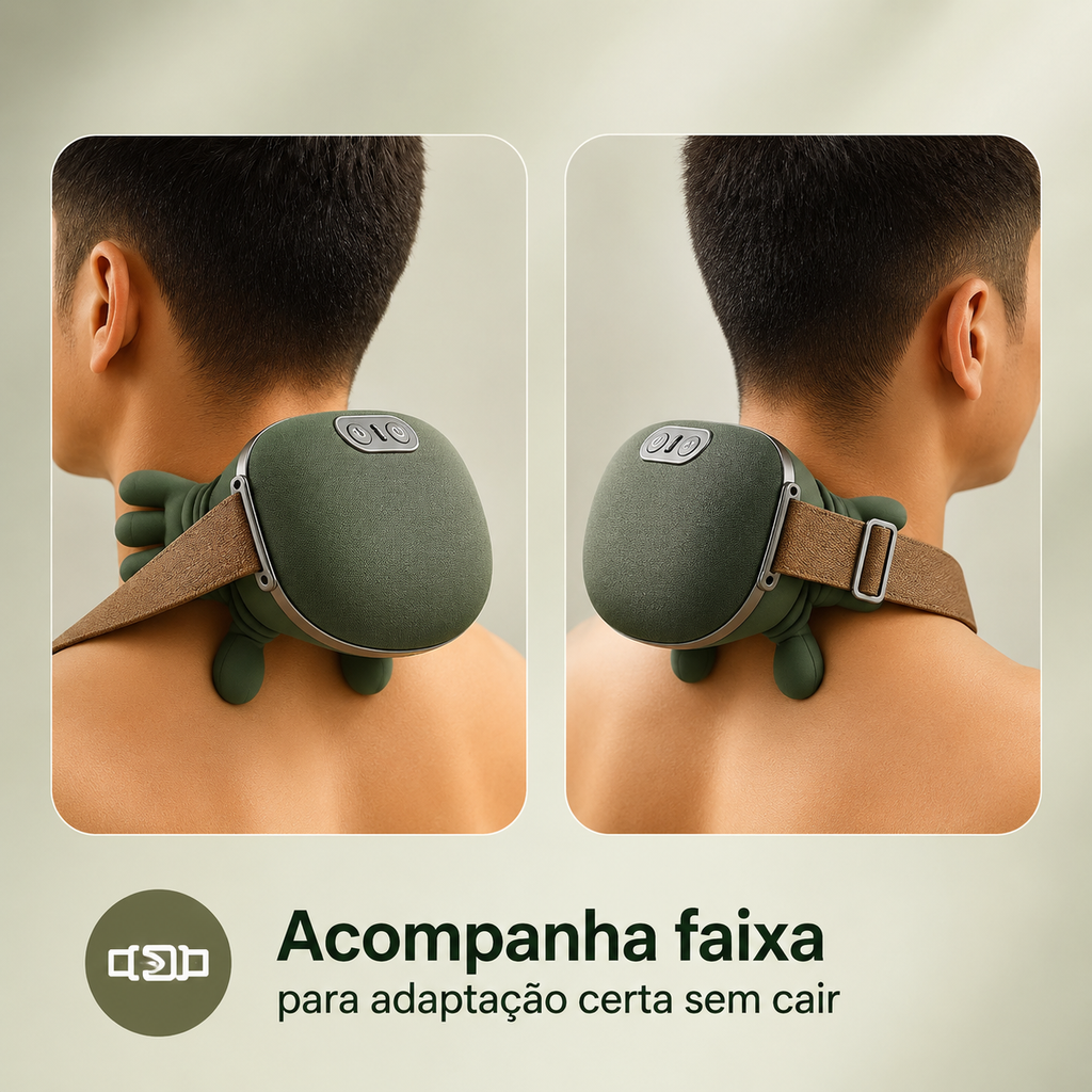 Massageador Inteligente Elétrico Sem Fio Alivium