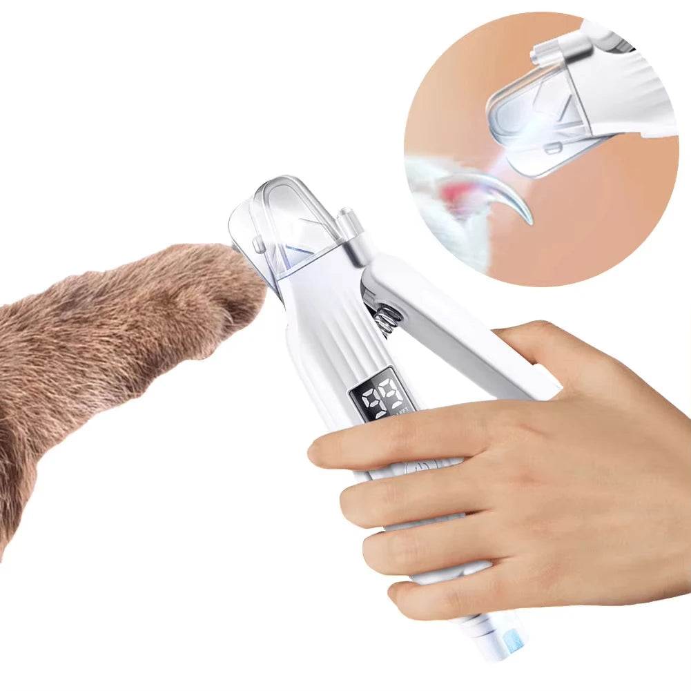 Cortador de Unha Pet e Lixador Elétrico LED Hait