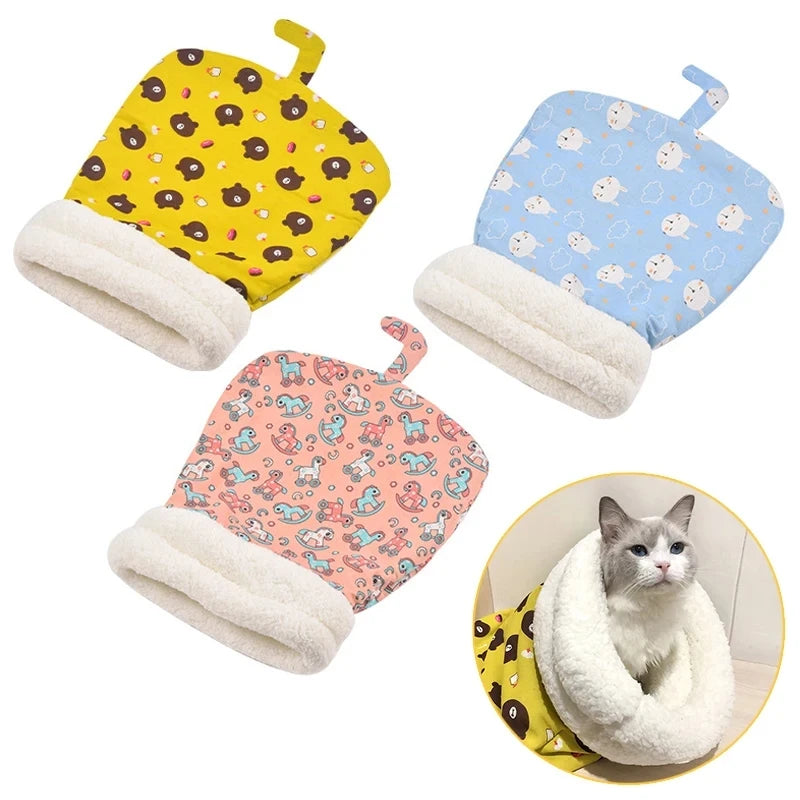 Cama Saco de Dormir Gatinhos