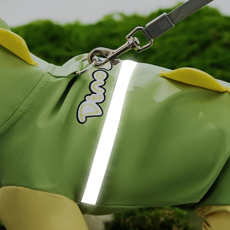 Macacão Capa De Chuva Pet Hoodie