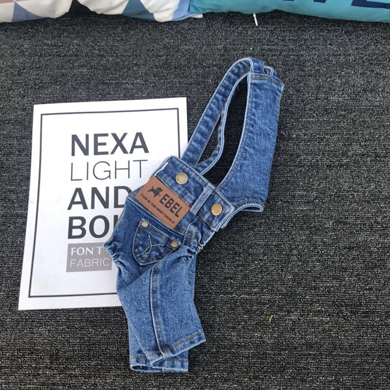 Macacão Jeans Pet Skelt