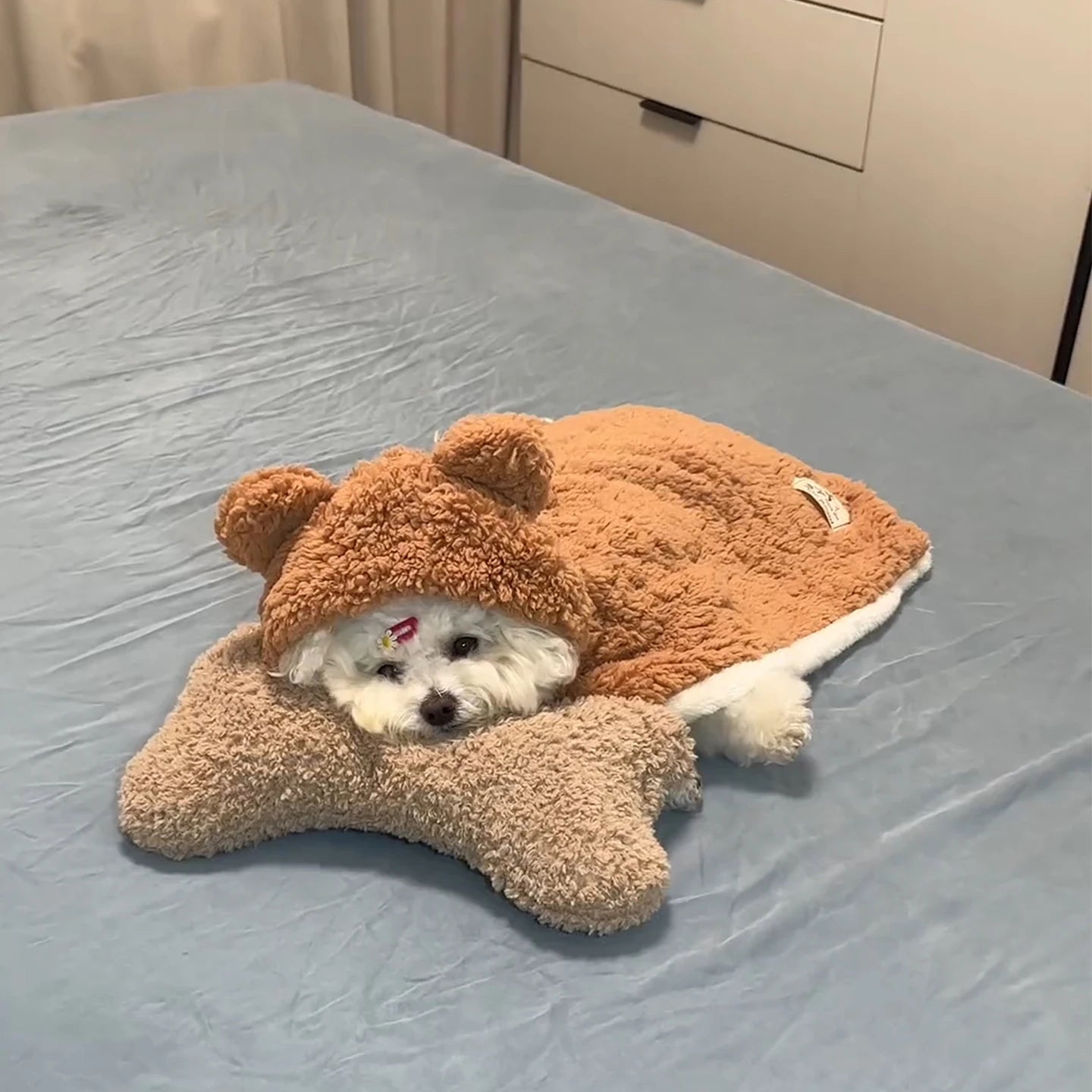 Roupinha Poncho Coat Bear