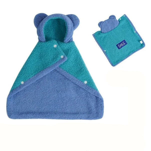 Roupinha Poncho Coat Bear