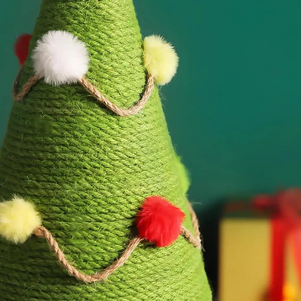 Brinquedo Arranhador Árvore de Natal para Gatos