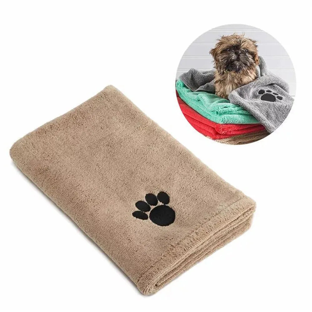 Toalha Pet Ultra-absorvente Macia Pet Talk