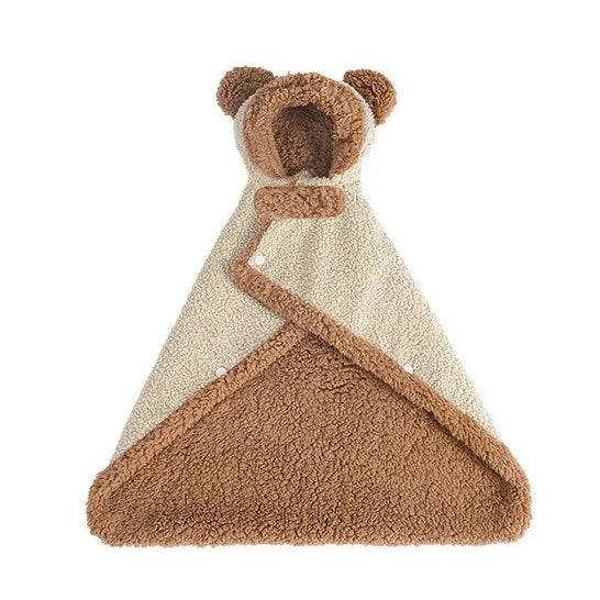 Roupinha Poncho Coat Bear
