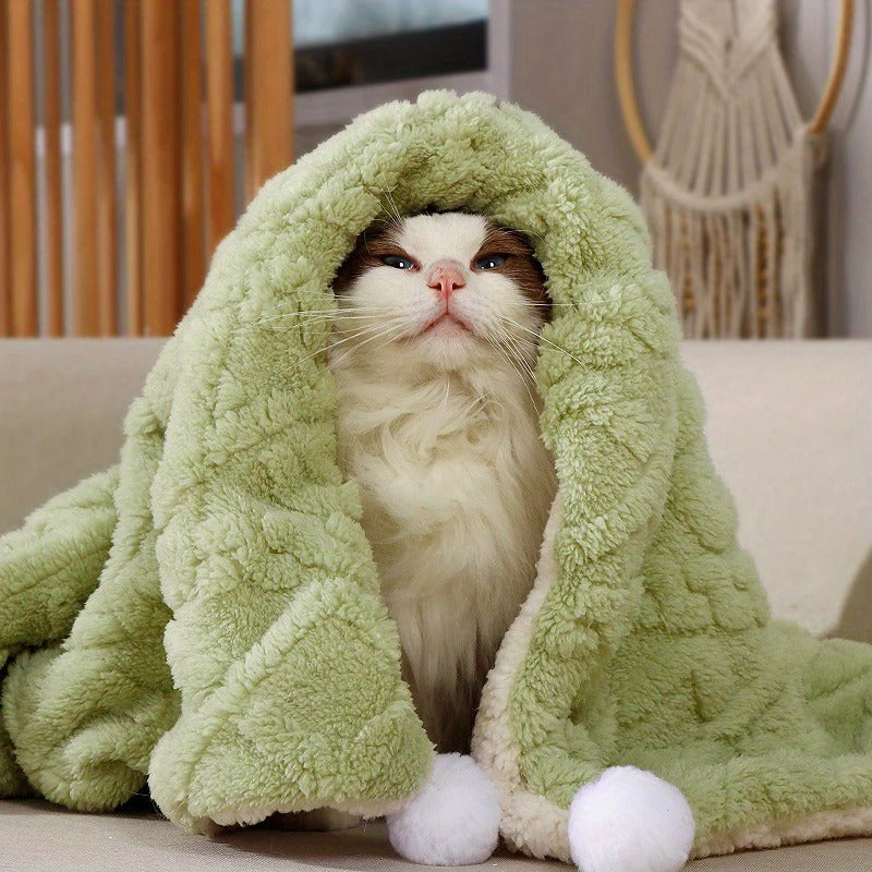Cobertor Fofo Pompom