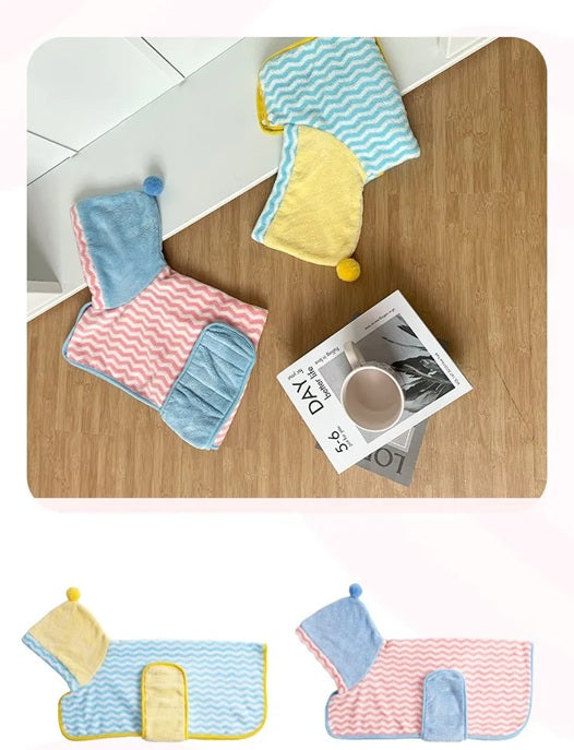 Toalha de Banho Pet Ultra-Absorvente Pure