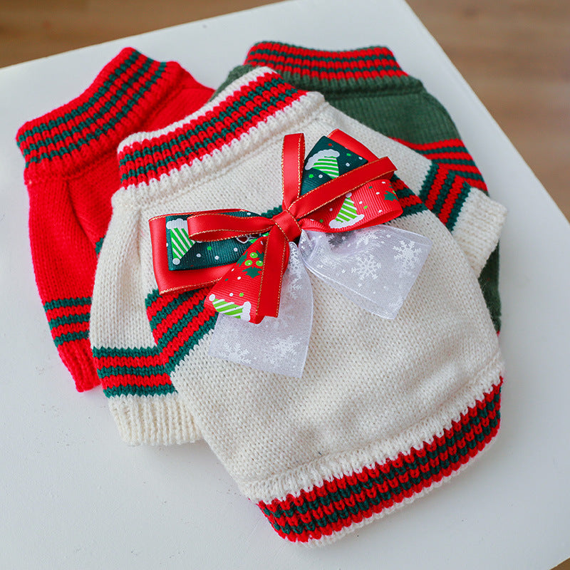 Tricot Natalino Laço